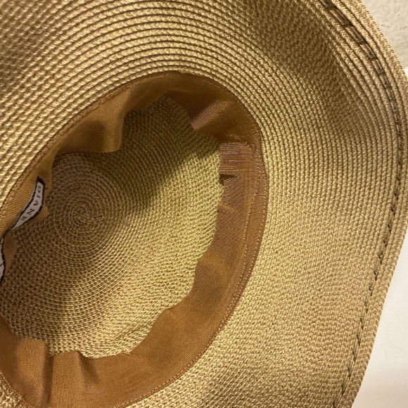 Diane Harty Millinery Handmade Straw Hat One Of A Kind Timeless Boho Hat EUC main image 2